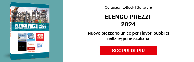 Elenco prezzi 2024. Nuovo prezzario unico per i lavori pubblici nella regione siciliana