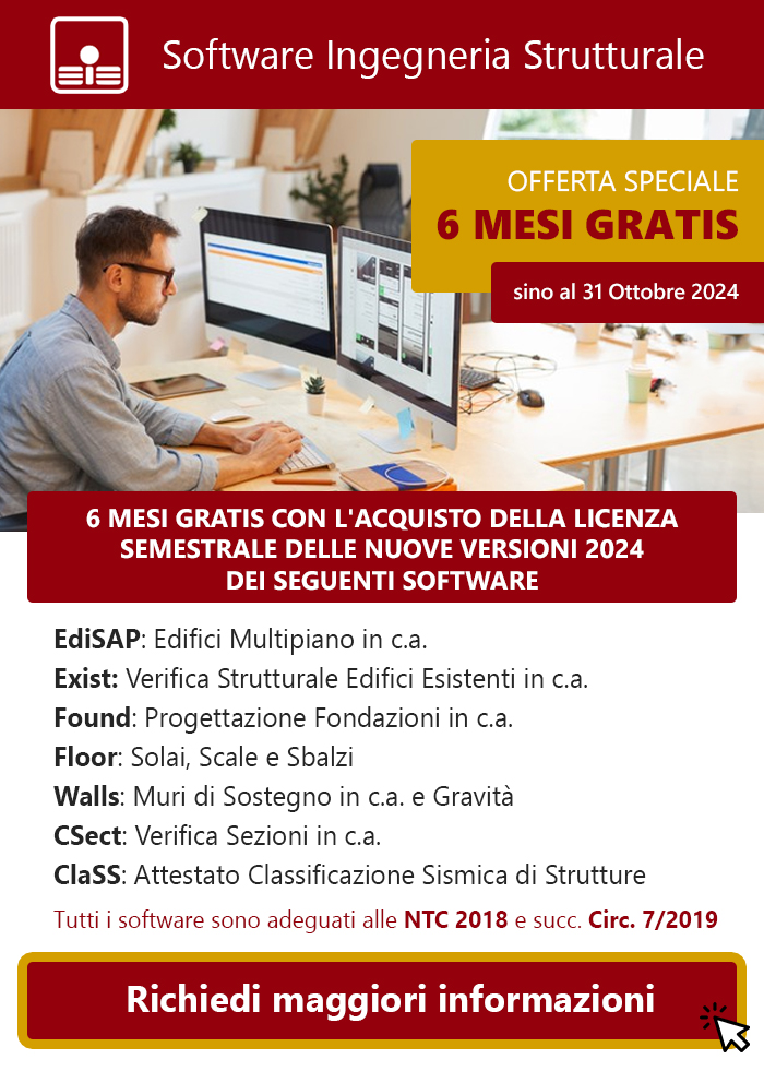 Software Strutturale: 6 mesi GRATIS