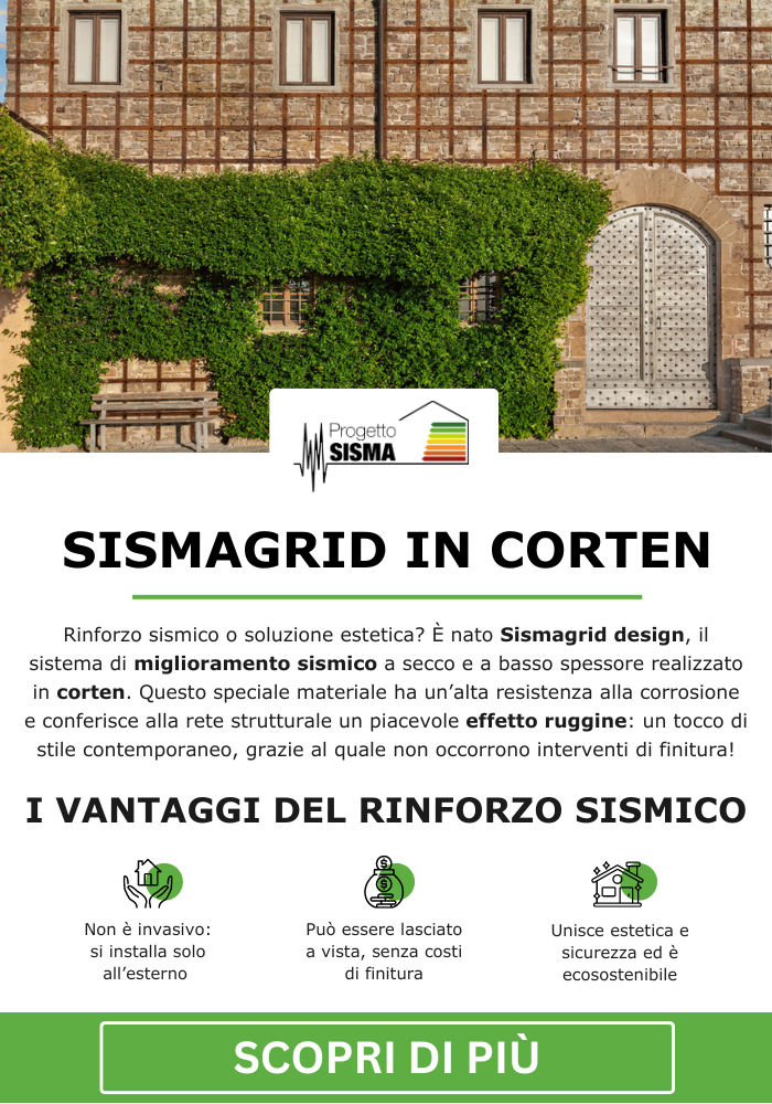 Rinforzo strutturale in corten: scopri i benefici di Sismagrid Design