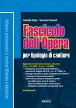 Fascicolo dell'opera per tipologie di cantiere