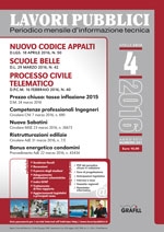 Lavori Pubblici n. 4 aprile 2016