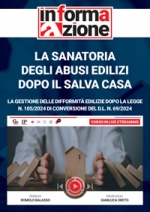 La Sanatoria degli abusi edilizi dopo il Salva Casa [Corso live il 29 ottobre 2024]