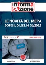 Le novita del MePA dopo il D.Lgs. n. 36/2023 [corso registrato] 